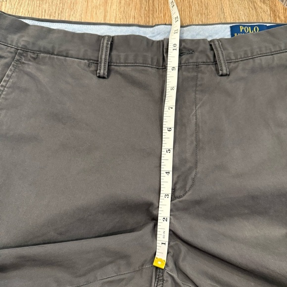 Polo Ralph Lauren Mens Straight Fit The Polo Chino Pants Gray 34x34 Preppy FLAW - Picture 7 of 11